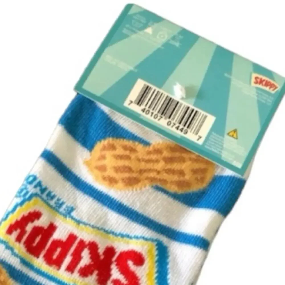 Skippy Peanut Butter Novelty Crew Socks